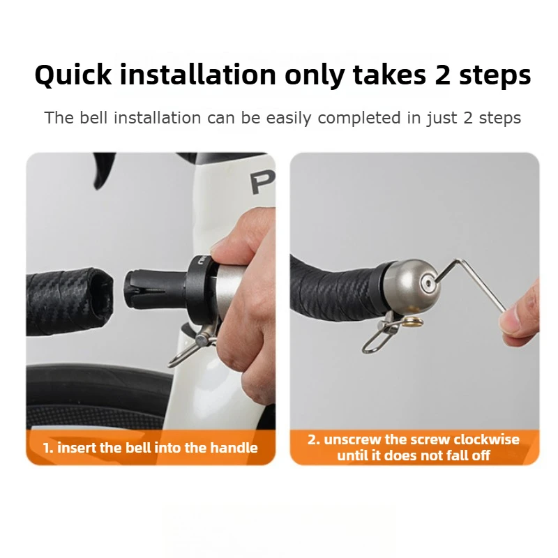 Aluminum Alloy Bicycle Bell - Loud 110dB Safety Horn, Waterproof & Anti-Rust