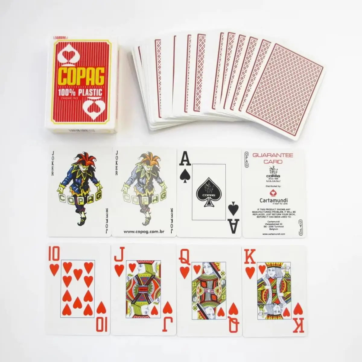 Copag Jumbo Face Plastic Marked Playing Cards for Perspective Glasses & Infrared Contact Lenses Only Cards