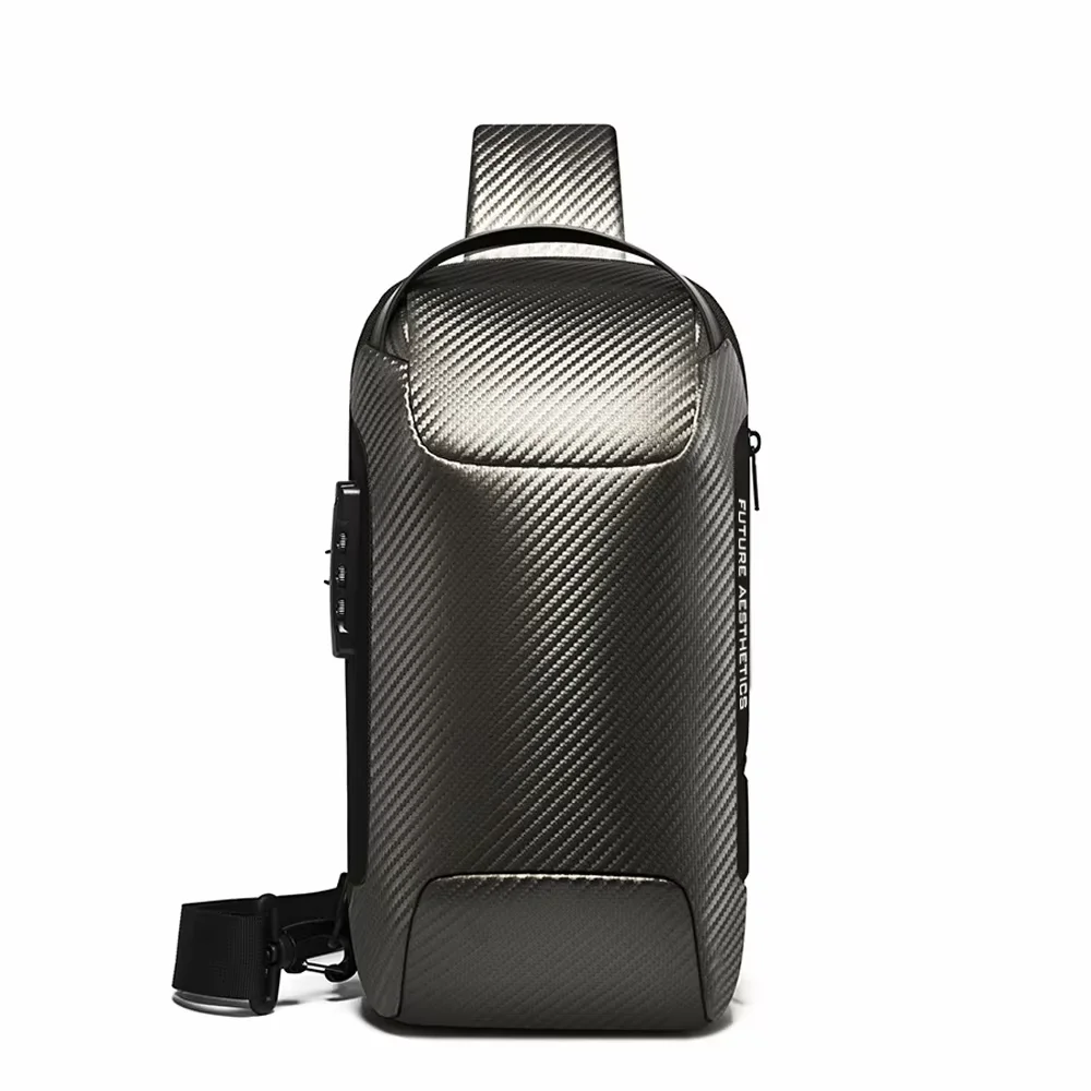 BANGE BG-7295 Borsa a tracolla da uomo, impermeabile