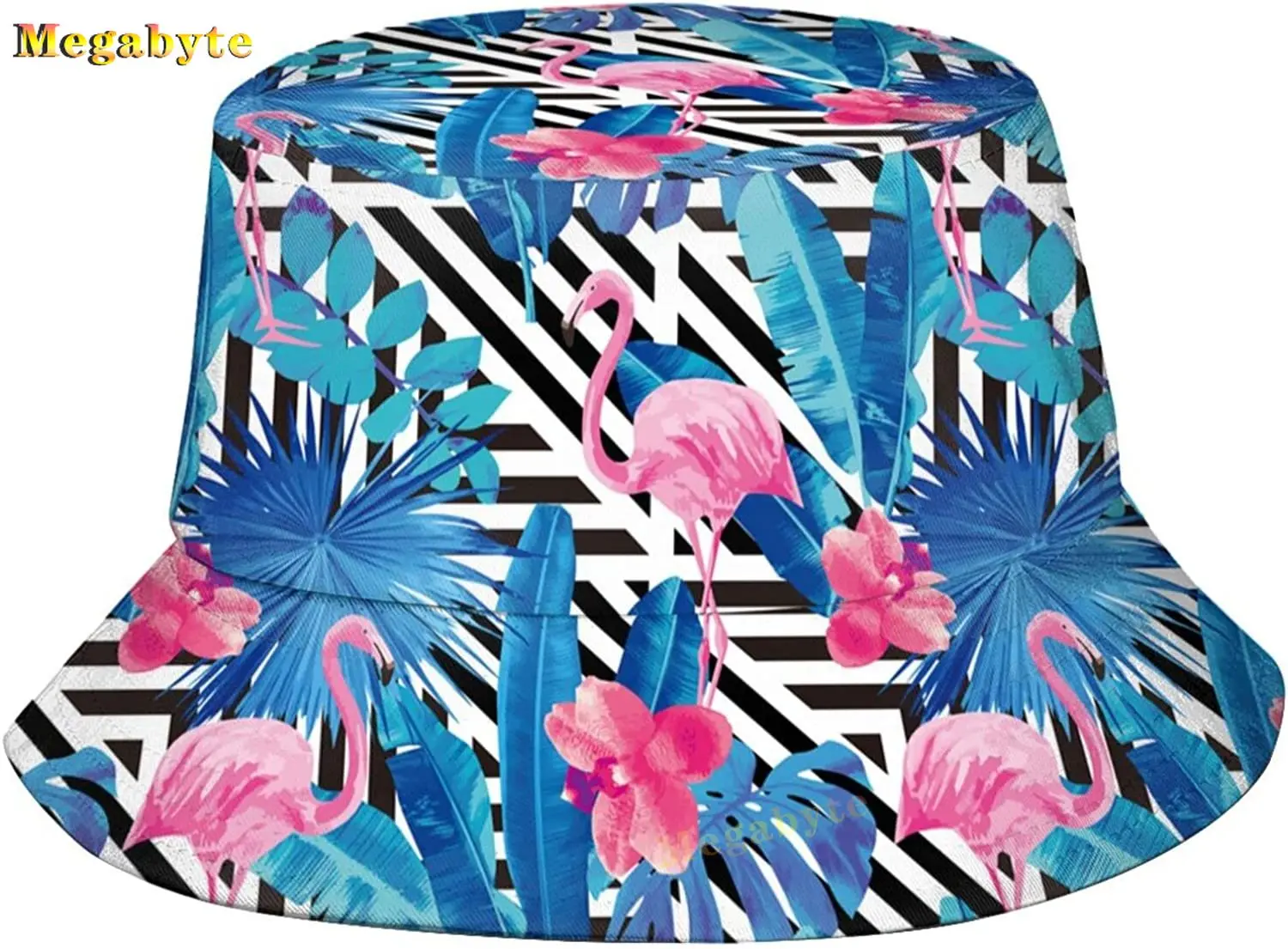 Hawaiian Palm Tree 다채로운 인쇄 버킷 모자 Fisherman Fishing Sun Cap for Adult Women Men Girl Boy Unisex Beach Sun Hat 