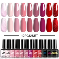 9pc Nail Gel Polish Set DIY Nail Art Design All For Decoration Soak Off UV Gel Long Lasting Manicure Painting Gel Kit 1