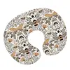 K8GF Forest Print Nursing Pillow Case Newborns Baby Pillow Cover Maternity Breastfeeding Pillowcase Nursing Pillow Slipcover
