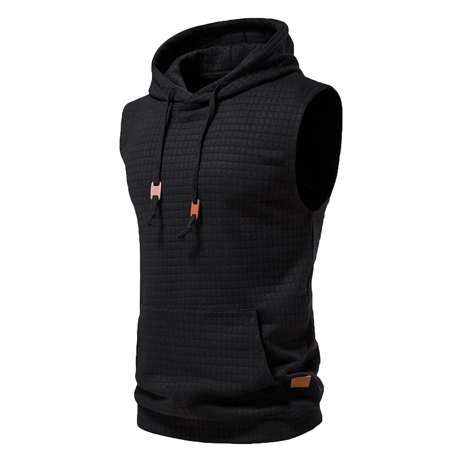 

Men'S Fitness Hooded Vest Fashion Sleeveless Gym Hoodie T-Shirt Camiseta Hombre Manga Corta Erkek TişöRt футболка мужская