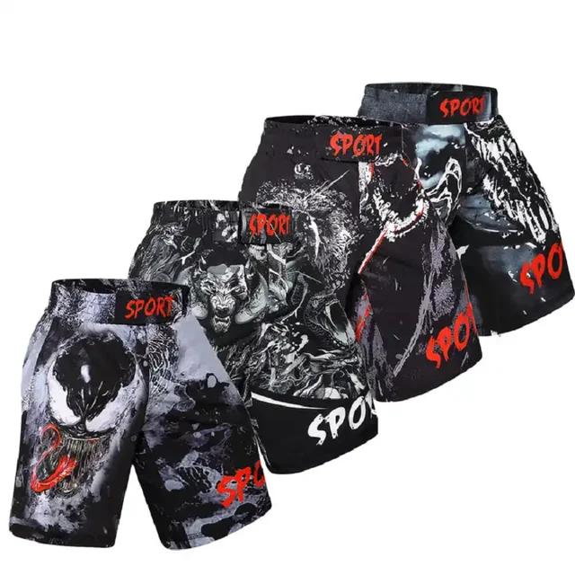 Chie Lundin pantalones cortos personalizados para hombre, ropa de boxeo,  pantalones cortos de Muay Thai, patrón fresco, MMA - AliExpress