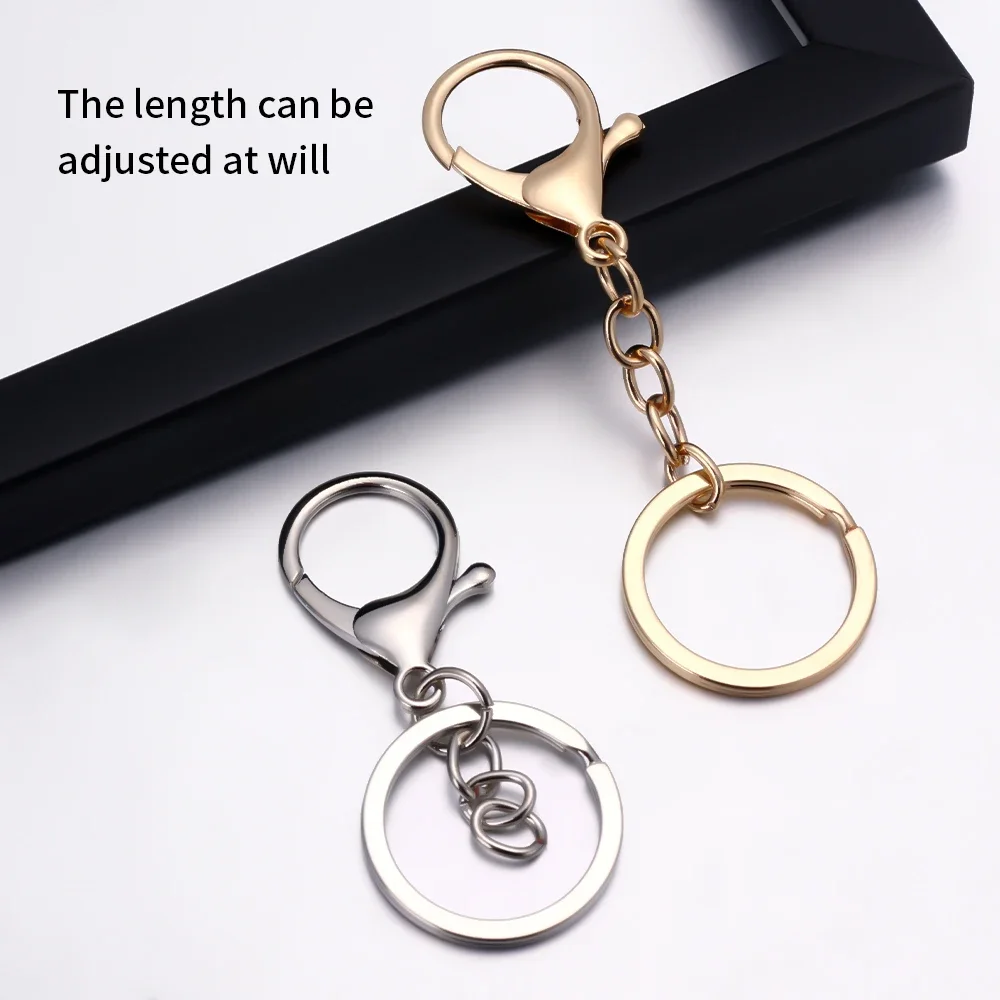 20 Ensembles De Porte-clés Avec Fermoirs Pivotants, Anneaux