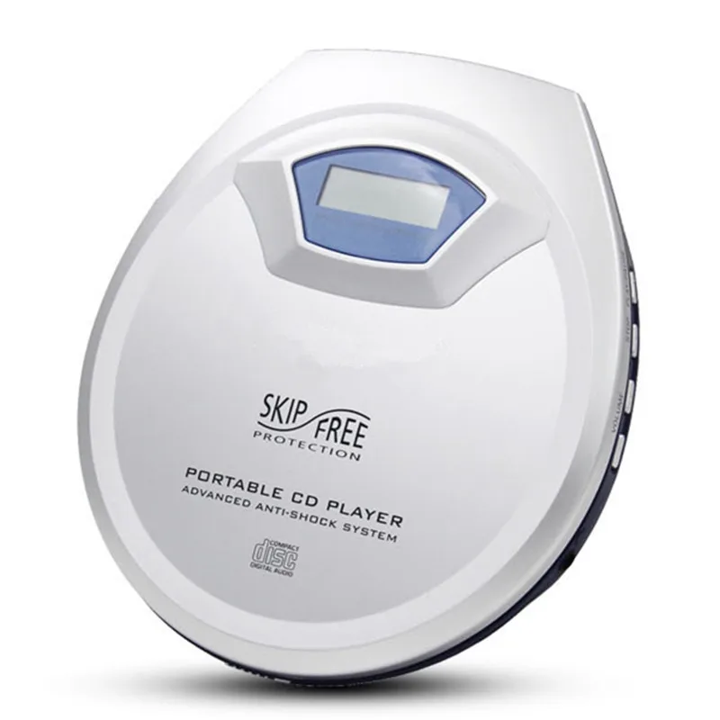 Portable CD Player Walkman Support Disc Type CDR-RW Heavy Bass Loop Play LCD Screen Charge Battery Machine Electronic Shockproof