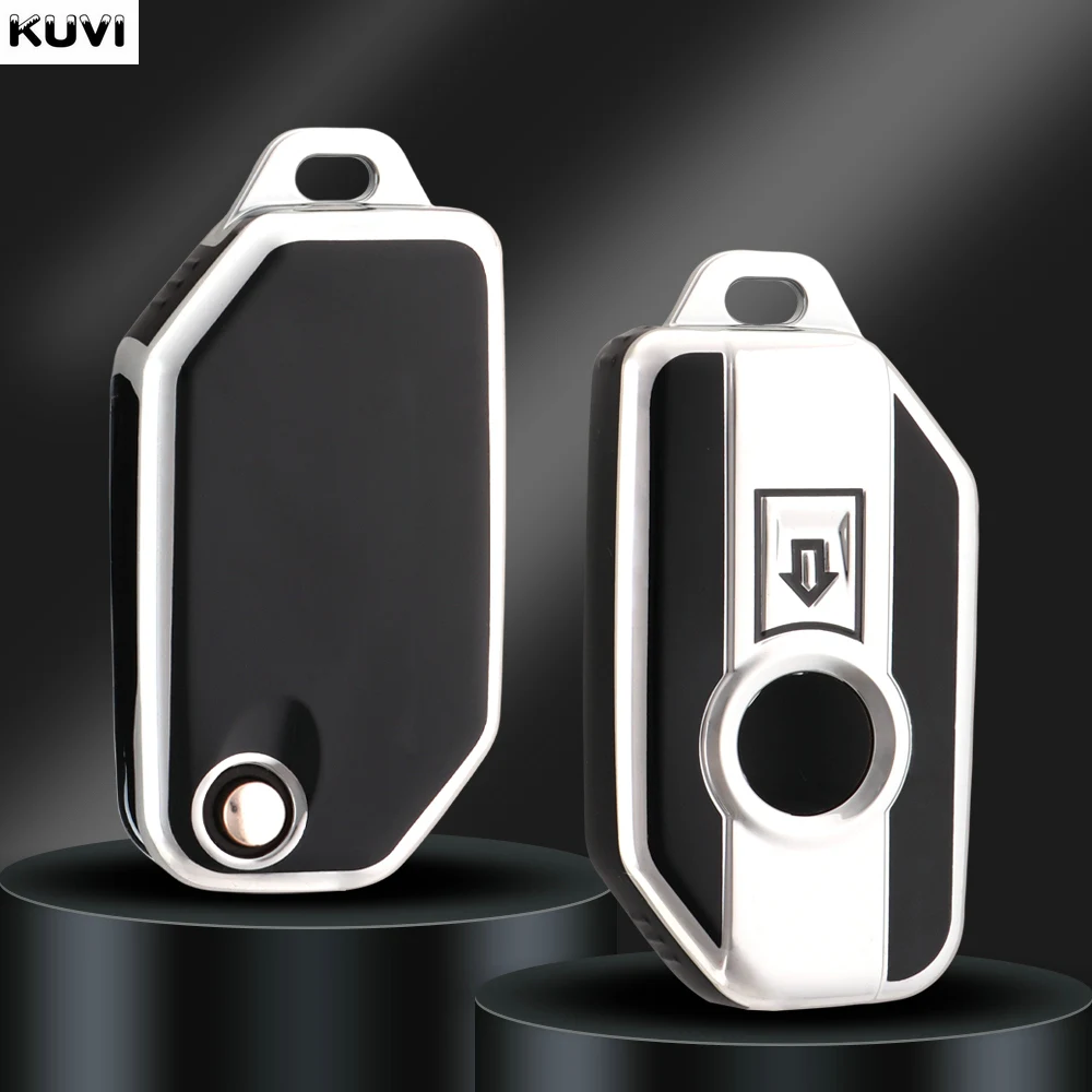 Premium TPU Motorcycle Key Case Skin Cover - Durable Protection