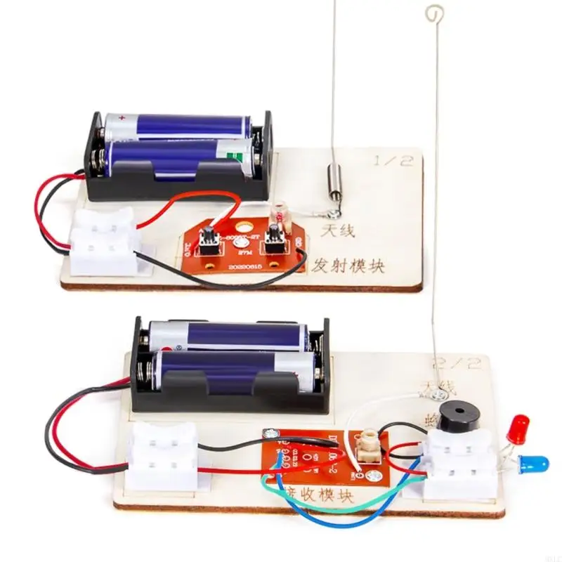 MXLC Kid DIY Physics Model Kits DIY Wireless Transmitter Experiment Kits for Student