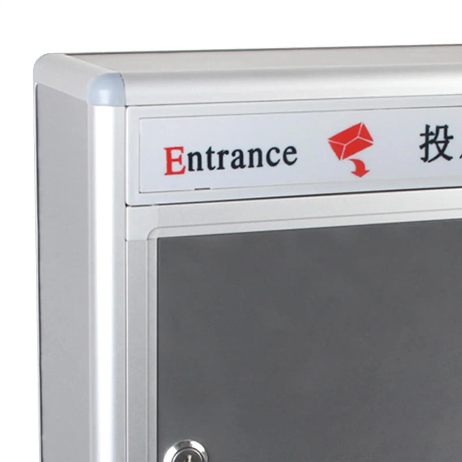 Suggestion Mail Box with Lock Organizer 26.5x12x33.5cm Multipurpose Drop Box Letter Post for Hotel Business Lightweight