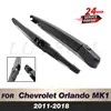 Wiper 10" Rear Wiper Blade & Arm Set Kit For Chevrolet Orlando MK1 2011-2018 2012 2013 2014 Windshield Windscreen Rear Window 1