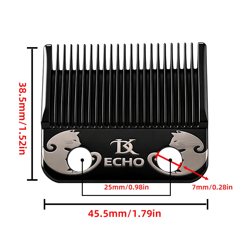 DKBAG ECHO BLADE 전문 헤어 클리퍼 오리지널 하트비트 블레이드 BRD 106 FA1C M3C WMARKX1 2020C M10 8148 JC06 호환
