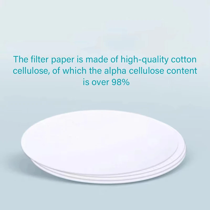 11cm 12.5cm Qualitative Filter Paper Fast Medium Speed Slow Car Oil Test Laboratory Round Industry Cotton Cellulose