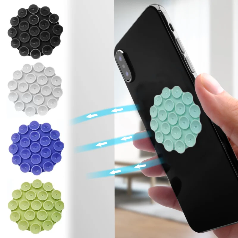 Portable Silicone Suction Cup Phone Mount Mini Suction Sticker Mount