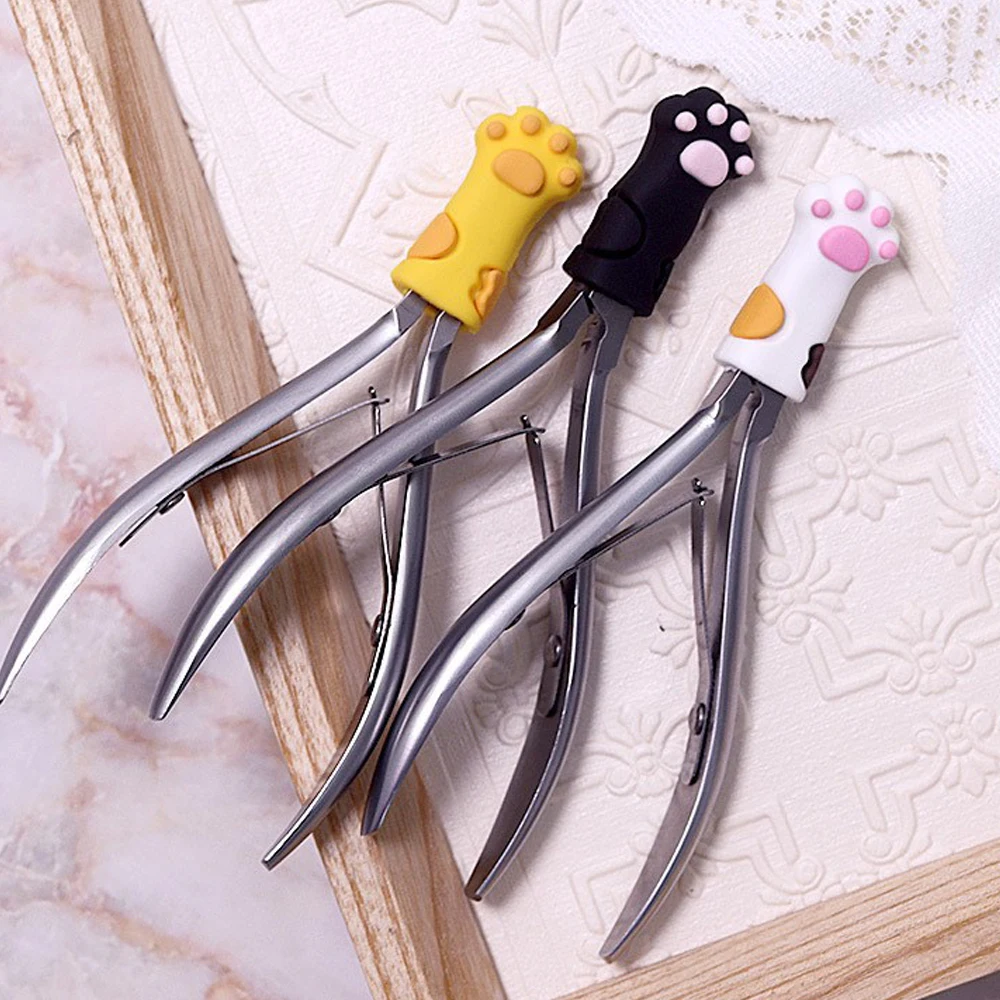 CuteCatPawProtectiveCoverforCuticleNailNipperAntifall