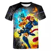 Summer New Japanese Animation Short Sleeve T-shirt 3D Printing T Shirt Men's Clothing Casual Round Neck Women Kids Tees Tops 5