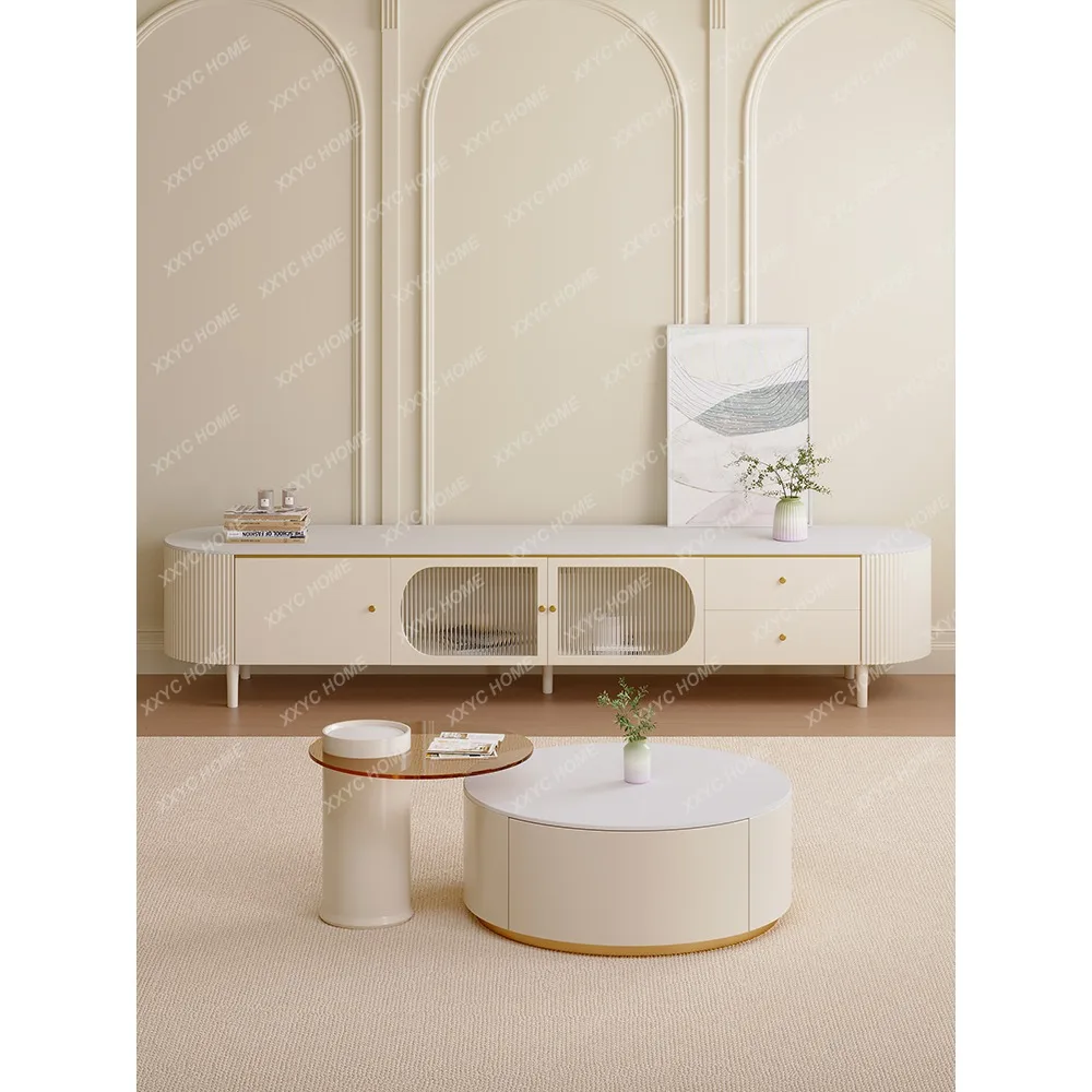 

Современный минималистичный напольный шкаф для гостиной, кофейный столик для маленькой квартиры, комбинированный ТВ-шкаф