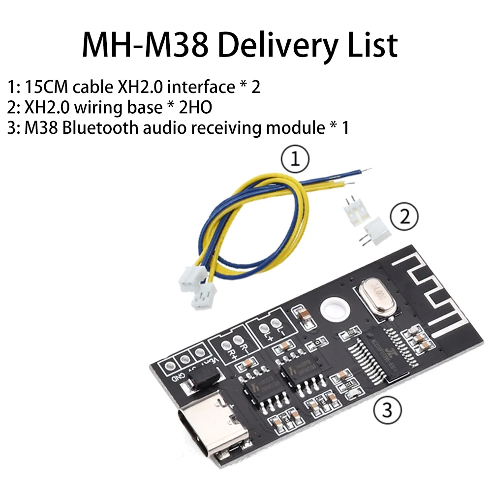 iHaospace Bluetooth Ontvanger Board BT 5.0 Stereo Audio Versterker 2x5W Mini Power Amp Module 3.7-5V voor DIY Draadloze Luidspreker iHaospace Bluetooth Ontvanger Board BT 5.0 Stereo Audio Versterker 2x5W Mini Power Amp Module 3.7-5V voor DIY Draadloze Luidspreker