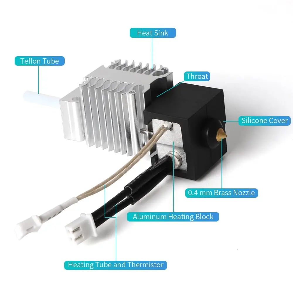 Creality Ender 3 High-Performance Hotend Kit with Brass Nozzle