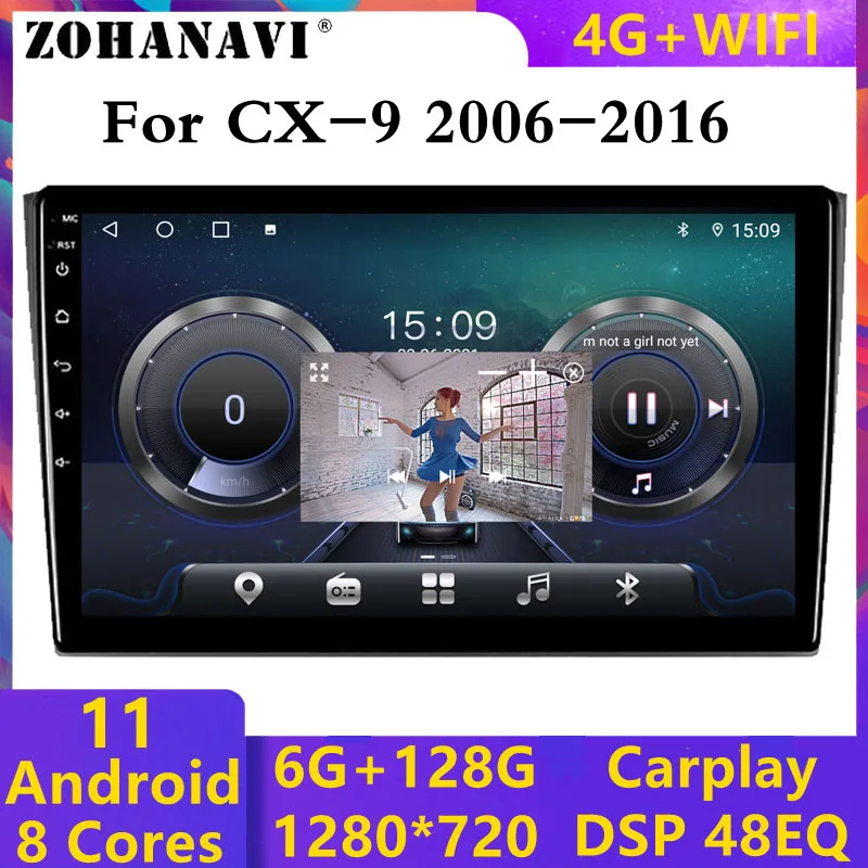 Dsp 4g Android Carplay Audio Stereo For Mazda Cx9 20062016 Cx9 Gps
