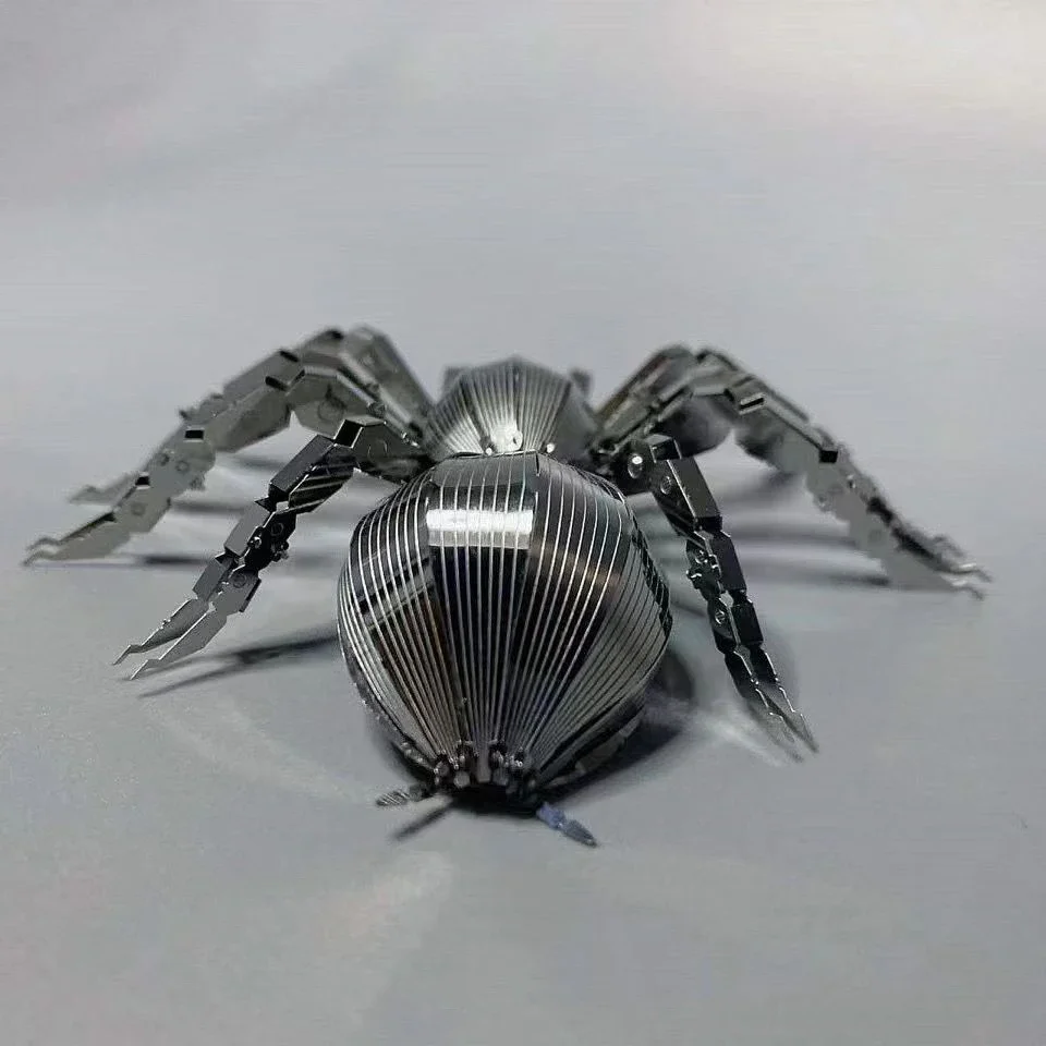 Tarantula 3D Metal Puzzle DIY Handmade Animal Insect Assembly Model Laser Cutting Kits Jigsaw Puzzle Decoration Toys Gifts 5