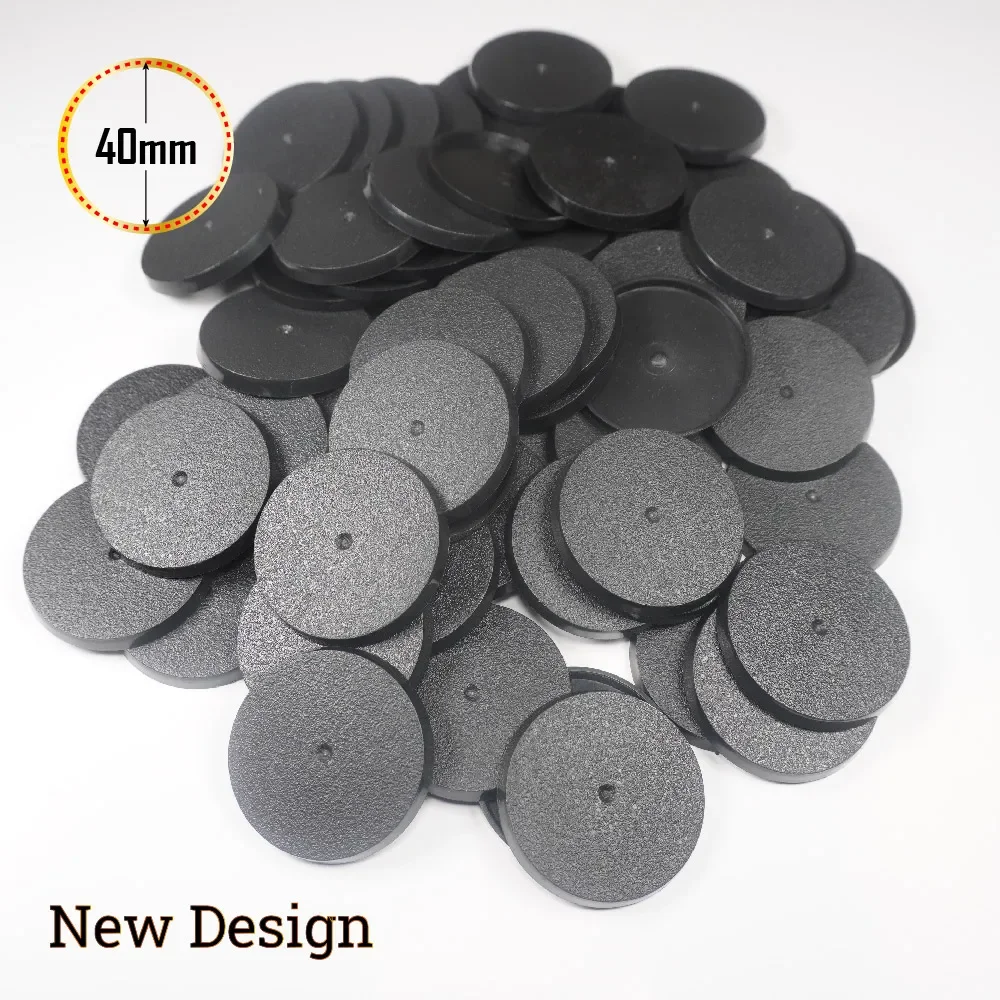 40mm Gaming Miniatures Plastic 40mm Round Bases for Wargames 3