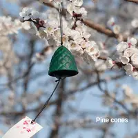Wind Bell Japanese Style Cast Iron Metal Vintage Windchime Chinese Hanging Bell Pendants Garden Outdoor Room Decoration 1