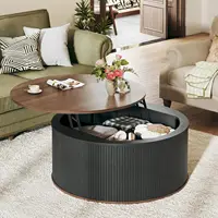 Round Coffee Table with Storage, 31.5" Lift Top Coffee Table, Mid Century Modern Coffee Tables for Living Room,, Customized 6