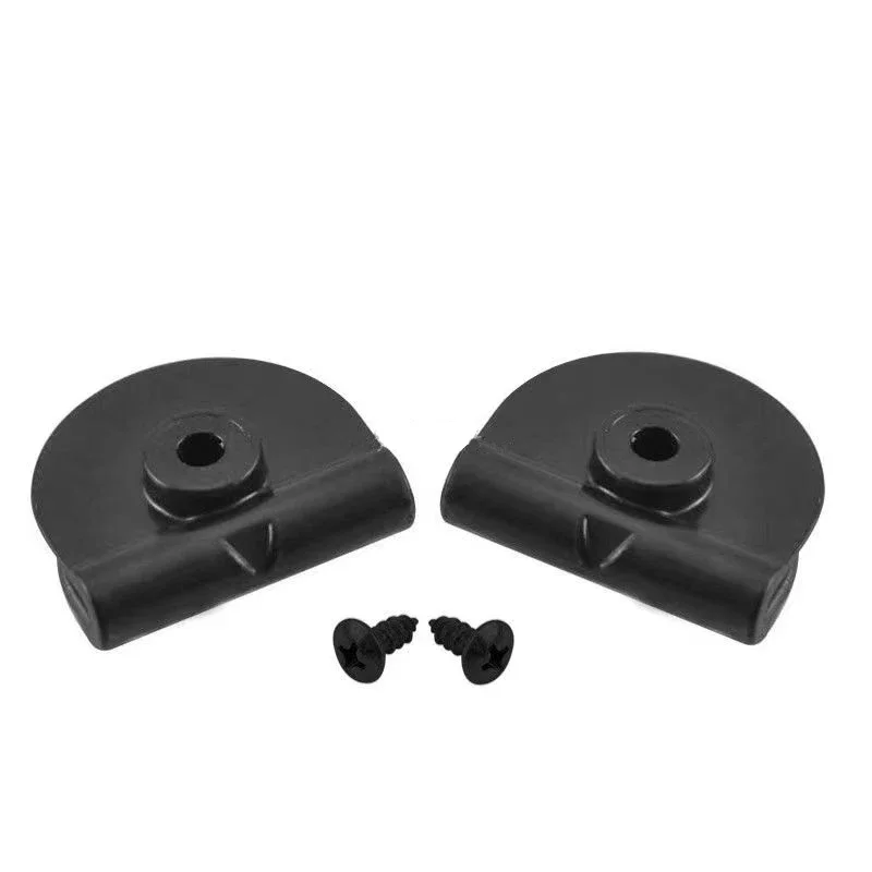 Black Side Battery Cover Clips Mount Clamp L&R Fits For Harley Sportster XL883 XL1200 48 72 2004-