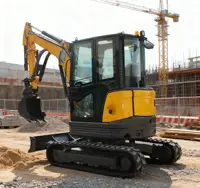 3.5-ton mini excavator track type Kubota engine 3-ton excavator Chinese farm excavator