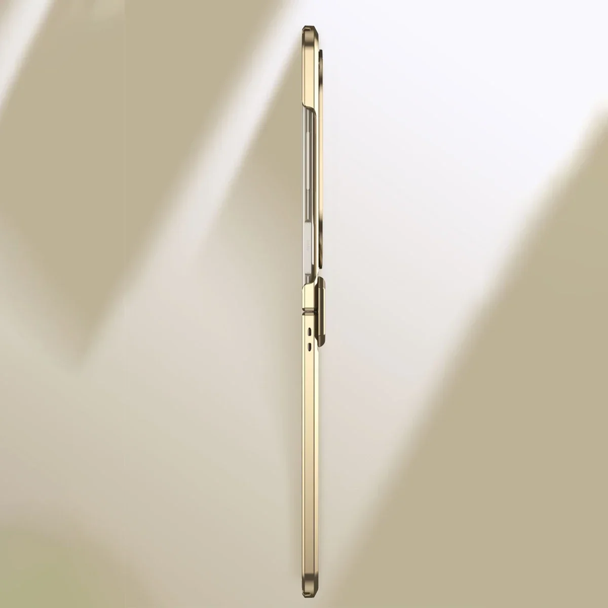 Electroplating Transparent Folding Hinge Protective Shockproof Case