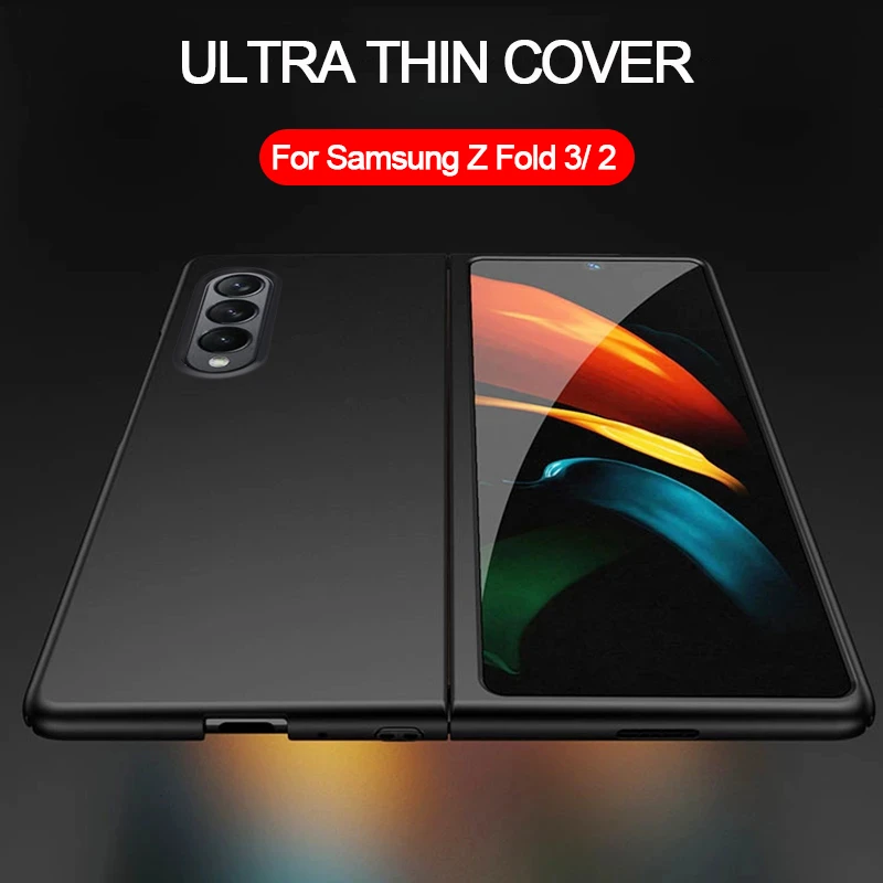 best case for samsung Luxury Ultra Thin Case for Samsung Galaxy Z Fold 3 2 5G Case Matte Hard Plastic Slim Phone Case For Galaxy Z Fold3 Fold2 Cover silicone case for samsung