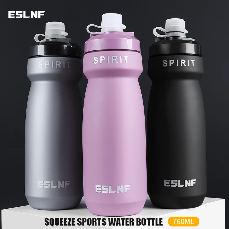 760ml Large Capacity Bicycle Water Bottle Mountain and Road Bikes Portable Cycling Equipment