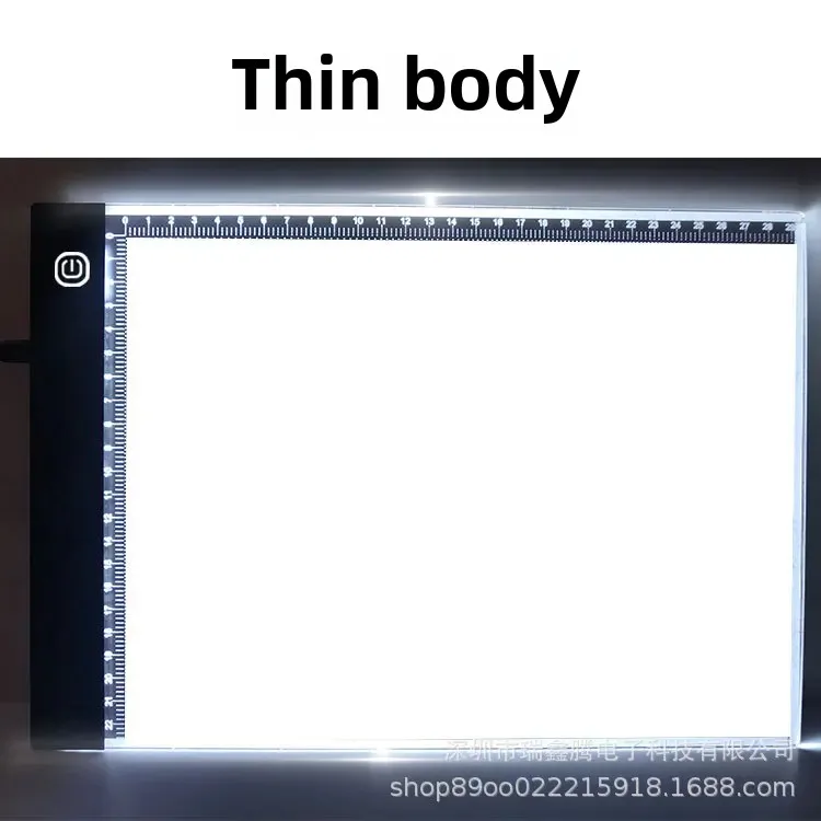 A4 A3 LED Sketch Copying Table Transparent Drawing Board Anime Fine Art Tools Box Calligraphy Practice Paper Office Supplies
