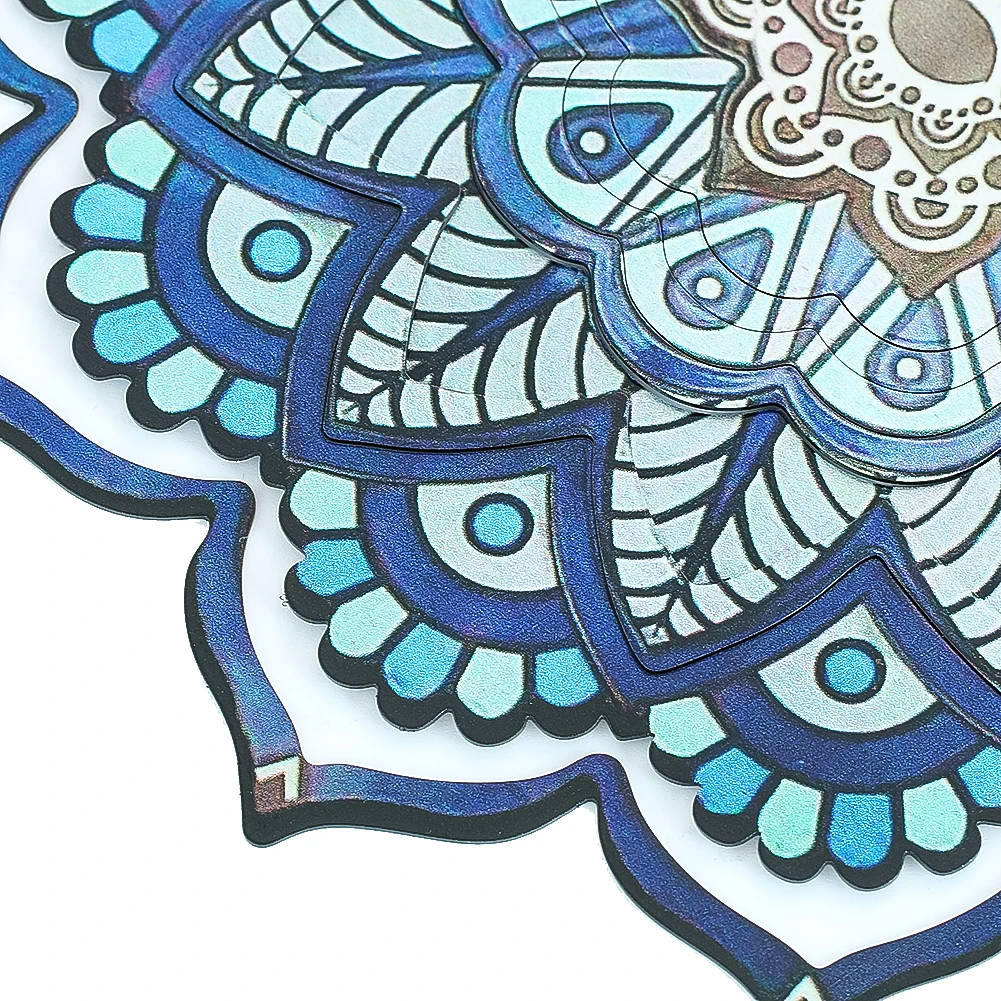 Mandala Kinetic Wind Spinner Art Hanging Yard Garden Decor 3D Whirligig Wind Catcher Sculpture Spirit Clearance Windmill Pendant 5