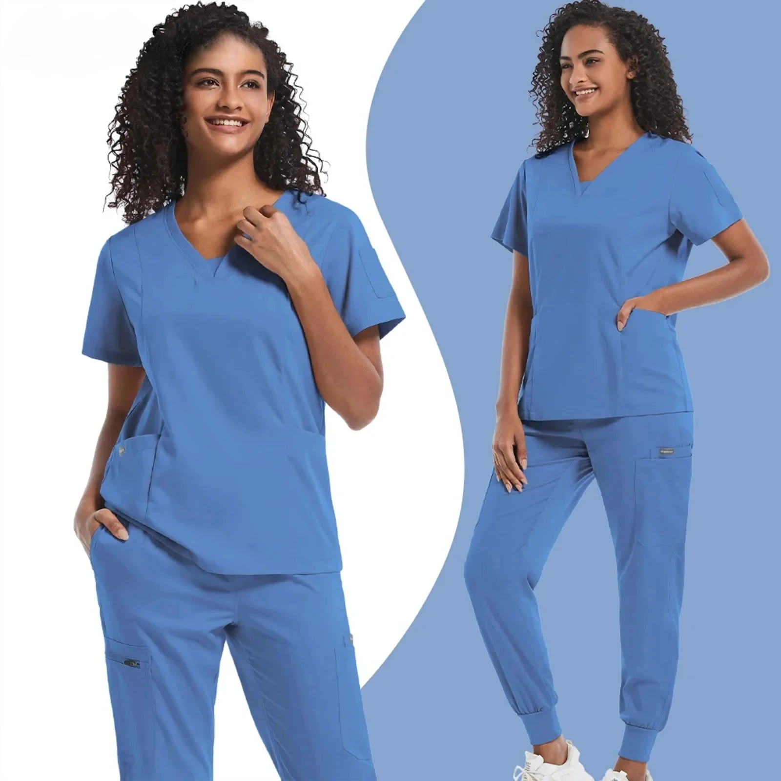 

New Workwear Operating Room Medical Uniform Hospital Working Scrubs Set Medical Supplies Nurse Dental Surgery Suit Workwear