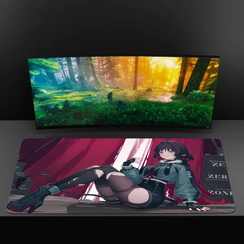 Zenless Zone Zero Character Mouse Pad High Elastic Non-slip Bottom R18+ Gaming Computer Mouse Pad