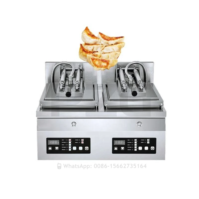 Digital Grilled Dumpling Machine Gyoza Fryer Pan Dumpling Cooker Fried Dumpling Making Machine Shengjian Bun Grilling Machine 5