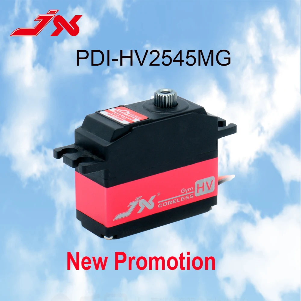 

JX PDI-HV2545MG 25g 4.5KG 0.04 Sec Metal Gear Digital High Voltage Coreless Gyro Tail Servo For 450 500 Helicopter Fixed Wing