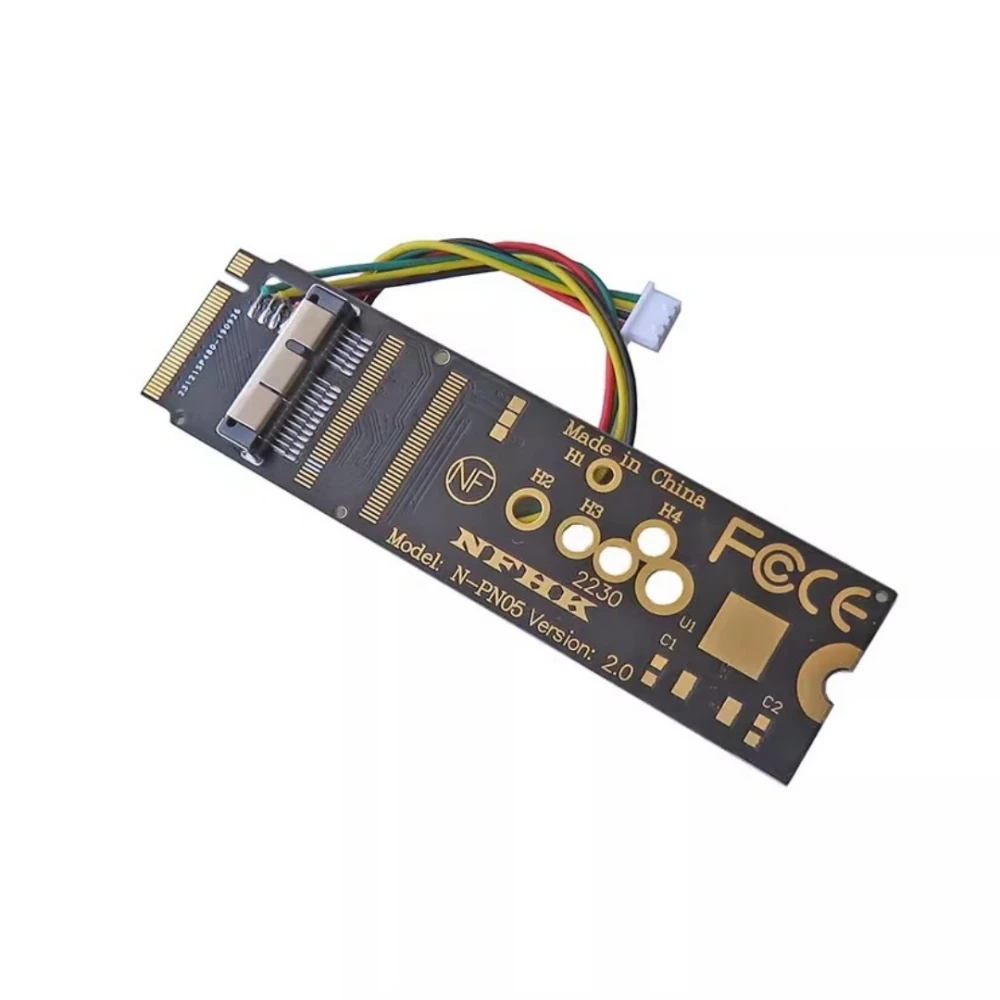 

Black BCM94360CS2 Network Card to M Key PCIe X4 M.2 NGFF Adapter Card Dedicated to NUC8