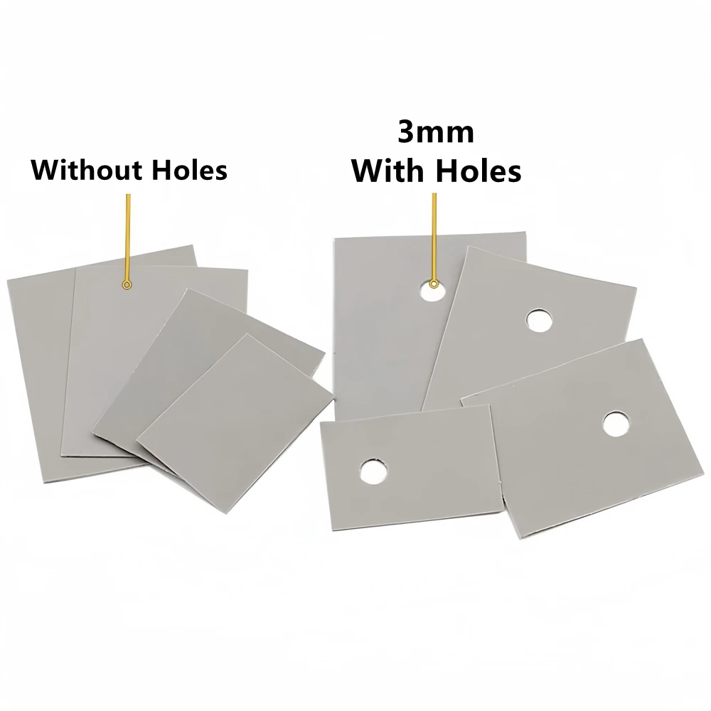 1000PCS TO-220 247 TO-3P transistor insulation gasket heat conduction silicone heat sink silicone thermal insulation sheet
