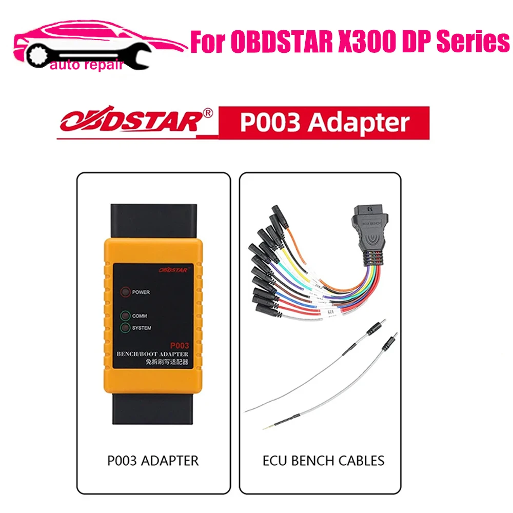 Obdstar P003 Kit P003 Adattatore Di Avvio Con Cavi Da Banco Ecu Lettura Ecu Cs Pin Per Obdstar X300 Dp Key Master X300 Dp Plus Series