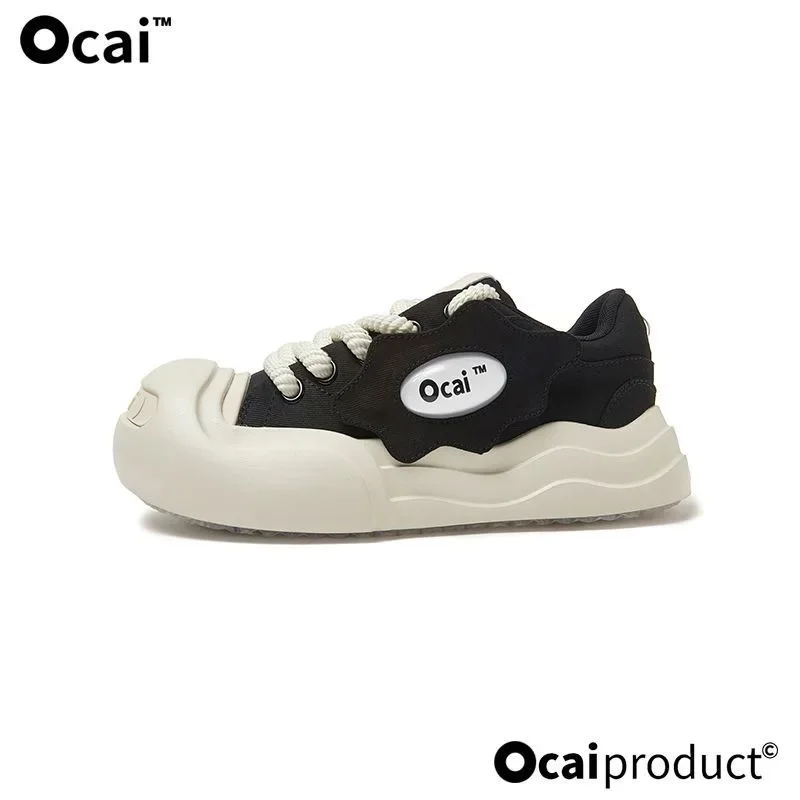 OCAI SMILE CANVAS SNEAKER スニーカー 41 2024 New Luxury Designer Original Ocai Black Canvas Shoes