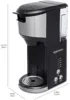 Dual Brew Single Serve Capsule Coffee Maker, 14 oz, Black and SS, 5.98"D x 9.44"W x 14.17"H | USA | NEW 5