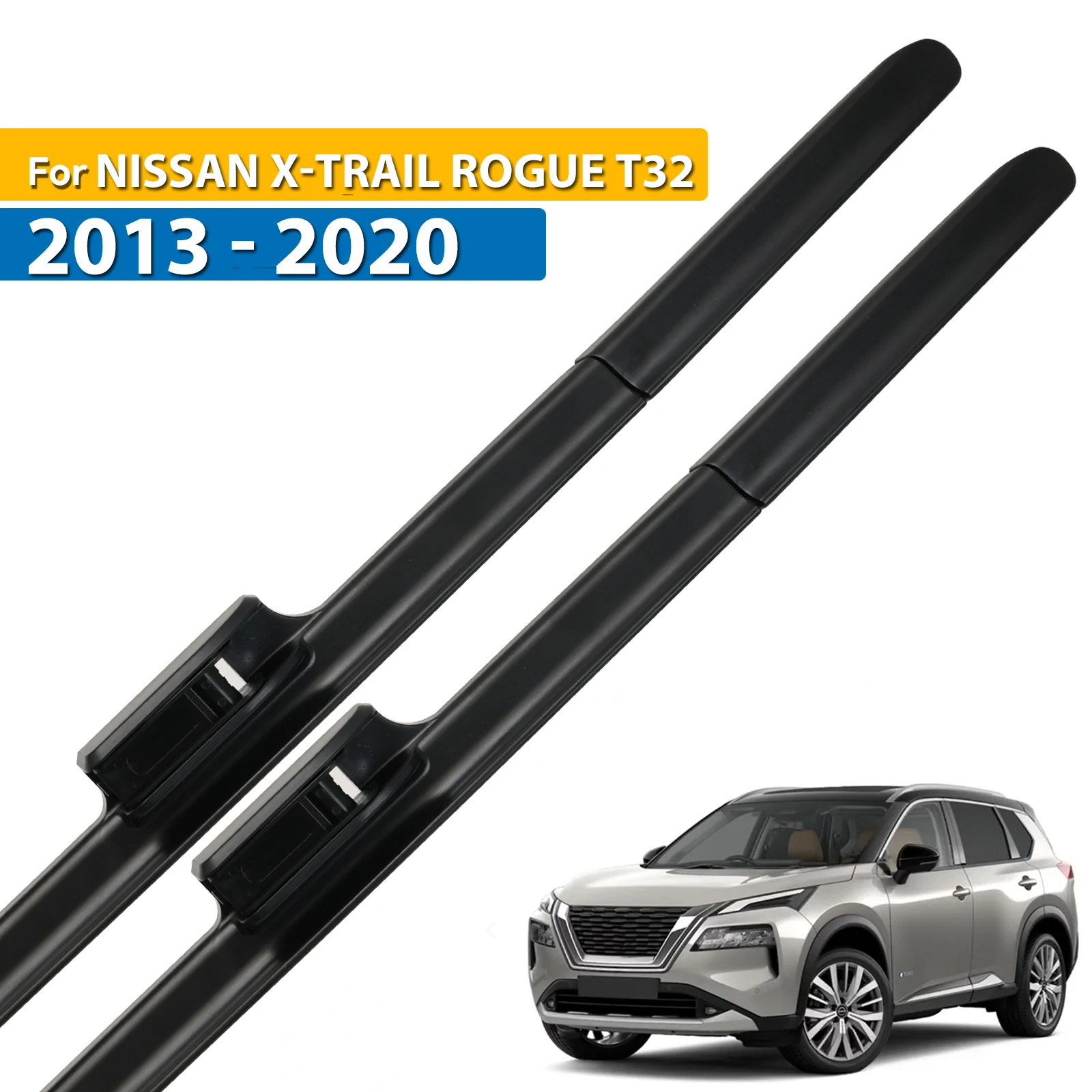 Amazon.co.jp: 用X-trail 用T32Car フロントガラスワイパーブレード 2014 2015 2016 2017 用 エクストレイル T32 用 ローグ 2 2014-2020 26"+17"+12" フロント リア ワイ