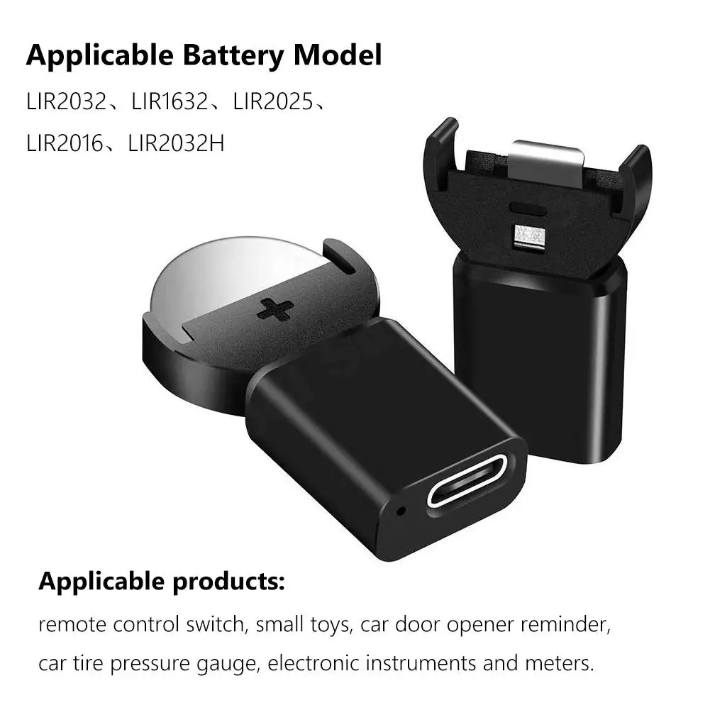 TypeCButtonBatteryChargerIntelligentLithiumionButtonBattery