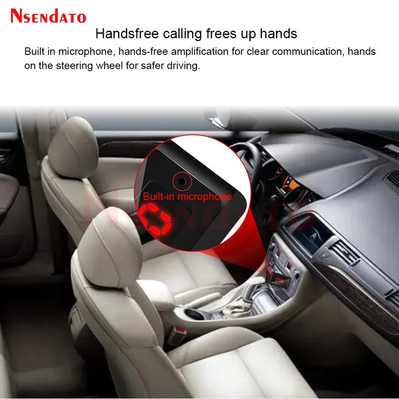 Bluetooth-Compatible 5.3 Audio Music Receiver Adapter Plug and Play LED USB Stereo Wireless Adapter for TV PC Car Kit Speaker