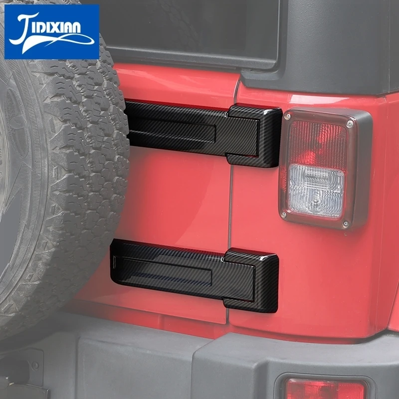 Carbon Fiber Grain Car Exterior Decoration Kit Cover for Jeep Wrangler JK 2007 2008 2009 2010 2011 2012 2013 2014 2015