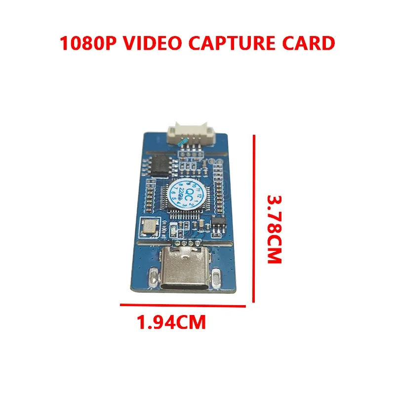Scheda di Uscita USB/Scheda TYPE-C per Acquisizione Segnale Analogico AV CVBS e S-VIDEO in Digitale, Senza Driver, 1080P - immagine 2