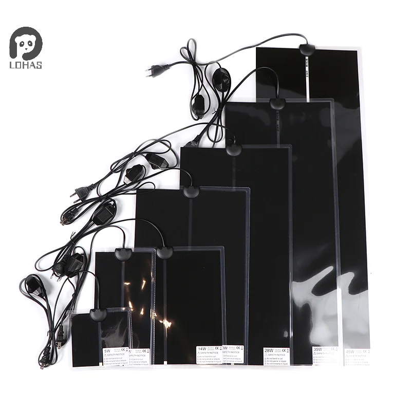 

Тепловой коврик для террариума рептилий, 5-45 Вт, подогрев для домашних животных, теплые накладки, настраиваемый регулятор температуры Mats EU/US