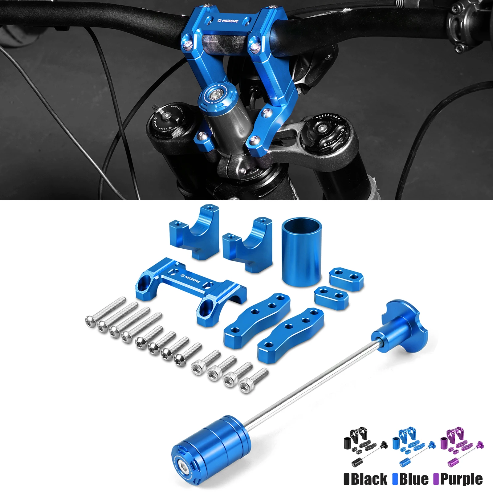 NICECNC Für Sur-Ron Surron Light Bee X S L1E Segway X160 X260 Vorderlenker Bar Riser Halterung Gabel Suspension Core